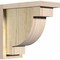 Ekena Millwork Alpine Rough Sawn Corbel w/Backplate, Douglas Fir, 6"W x 12"D x 12"H COR06X12X12ALP01RDF - alternate 1